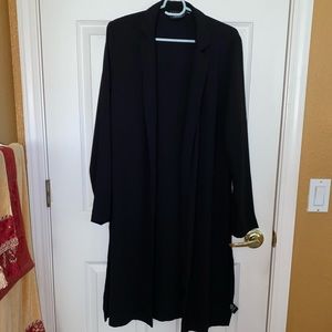 F21 Black Trench coat